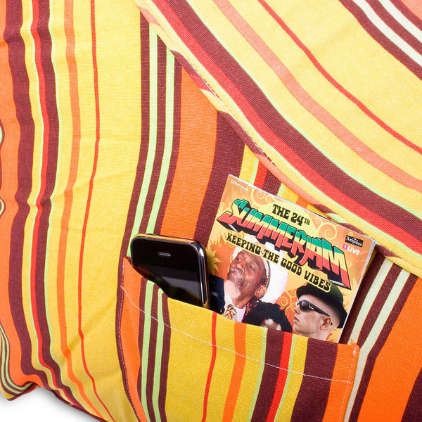 Lounge Daybed Rote-Streifen