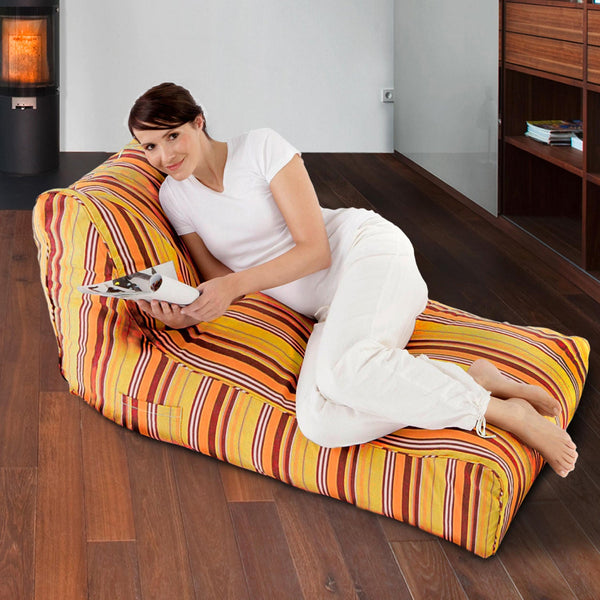 Lounge Daybed Rote-Streifen