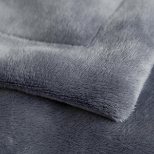 Classic Samt Sitzsack Grau