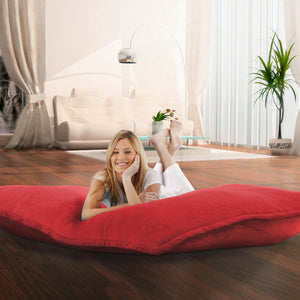 Sitzkissen Classic Samt in Rot