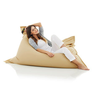 Sitzsack Braun aus Baumwolle