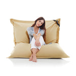 Sitzsack Braun aus Baumwolle