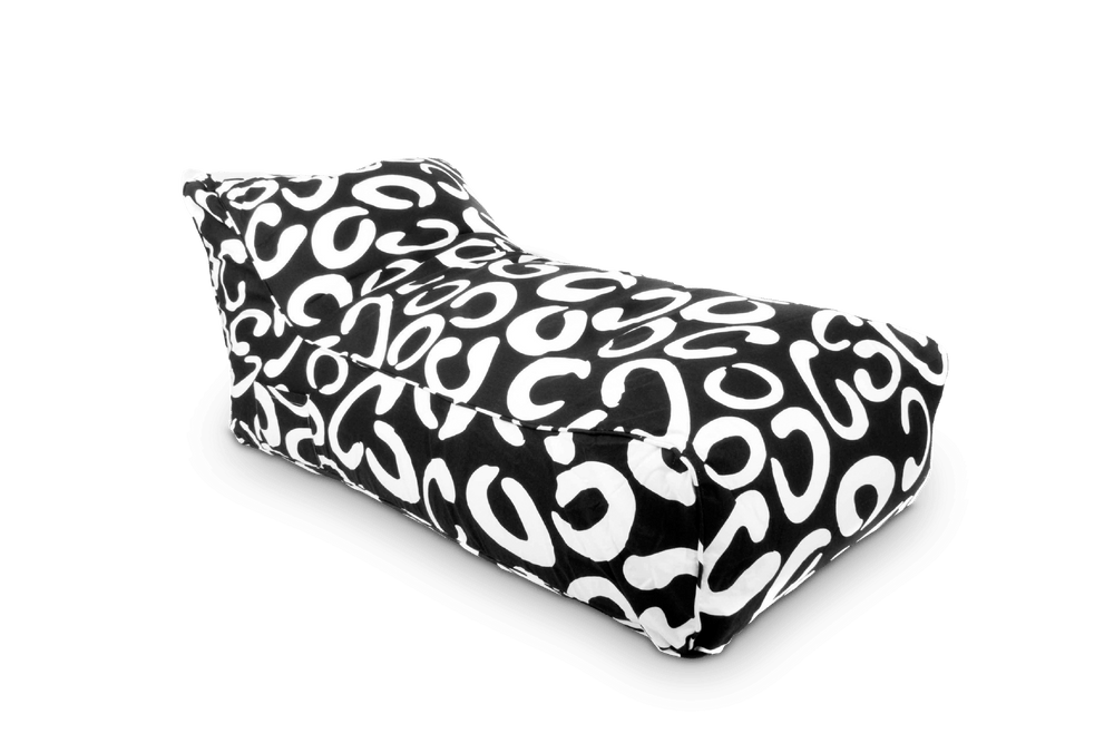 Lounge Daybed Überbezug Black & White