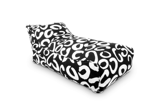 Lounge Daybed Überbezug Black & White