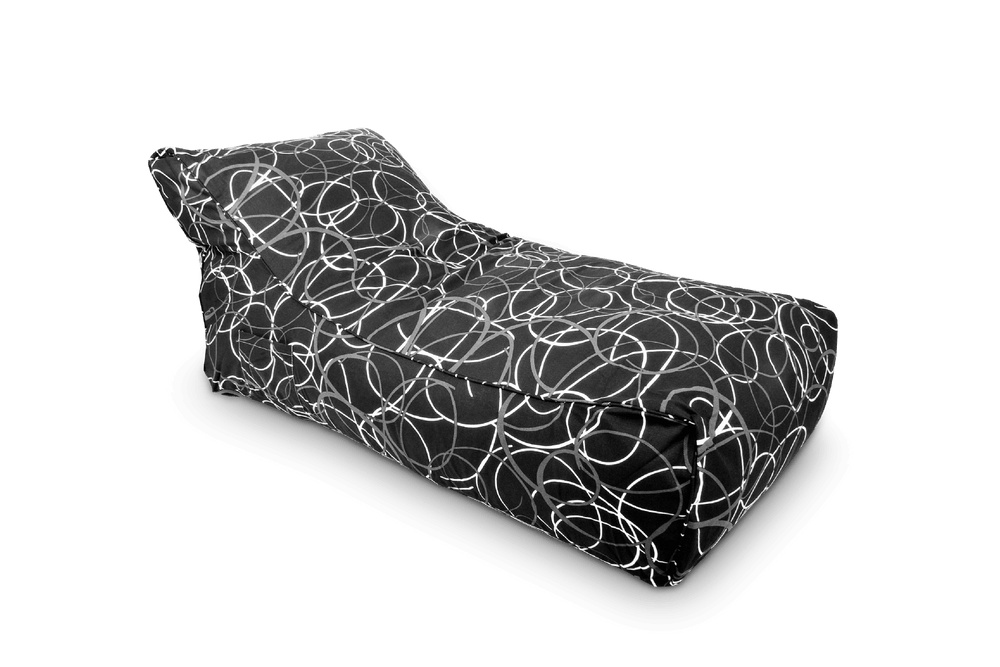 Lounge Daybed Überbezug in Schwarz&Weiß