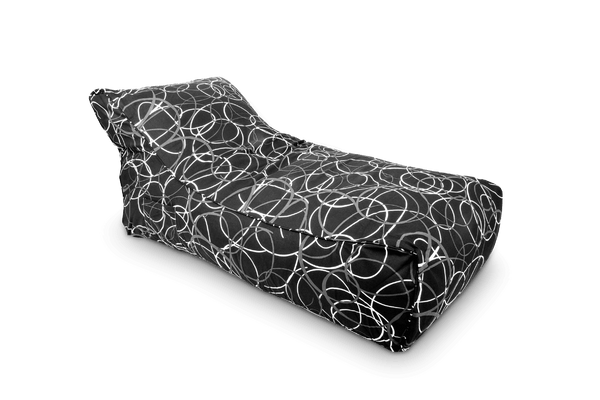 Lounge Daybed Überbezug in Schwarz&Weiß