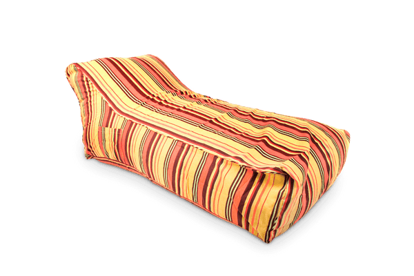 Lounge Daybed Bezug mit roten Streifen