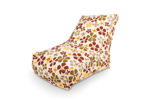 Lounge Chair Überbezug mit Blumenmuster