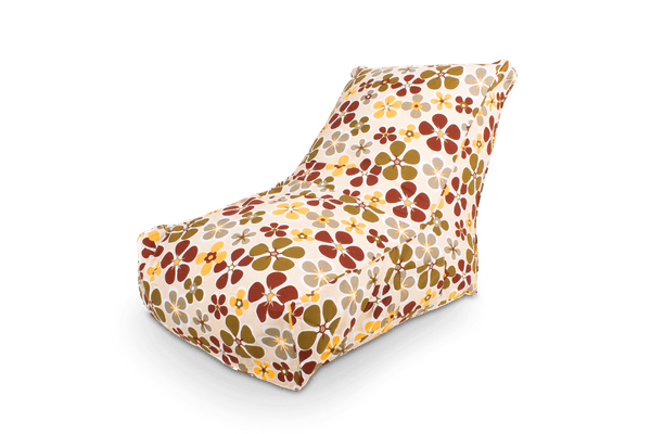 Lounge Chair Überbezug mit Blumenmuster