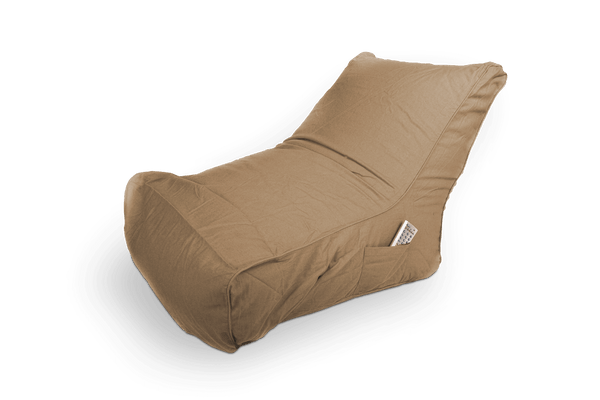 Lounge Chair Bezug von Smoothy in Braun