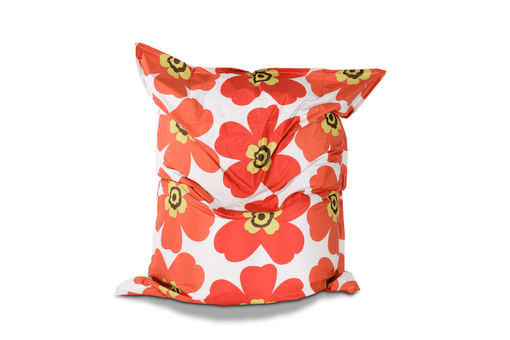 Floralia Sitzsack Bezug in Orange