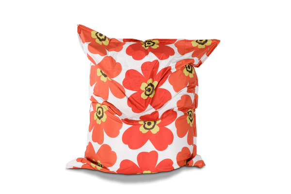 Floralia Sitzsack Bezug in Orange