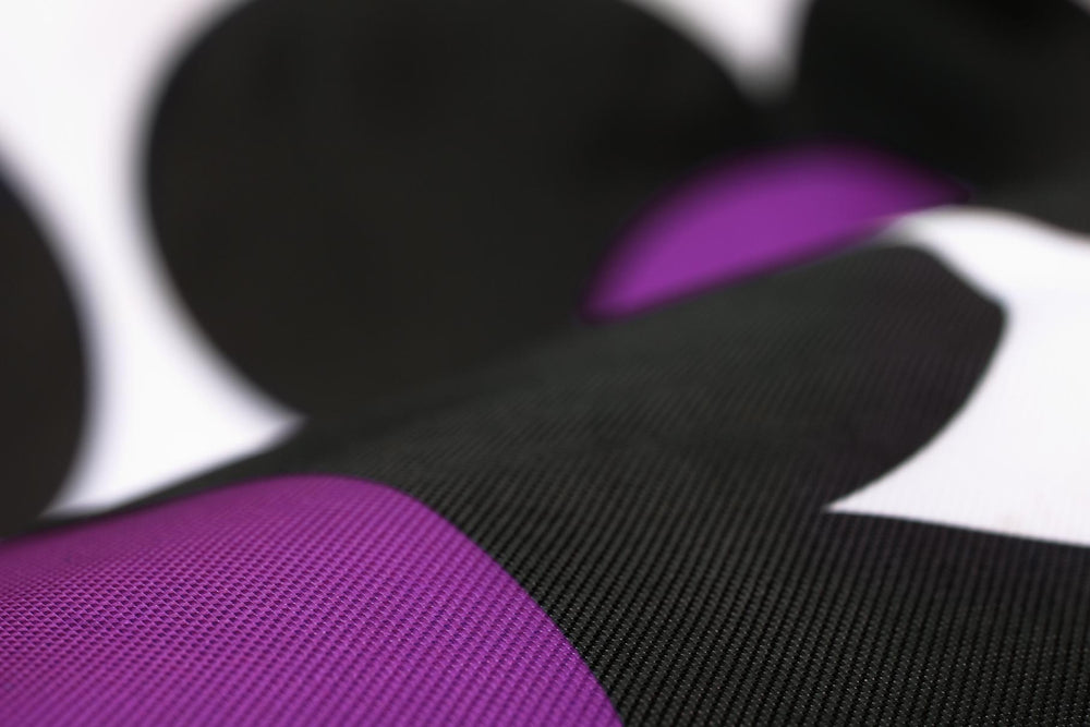 Bezug Outdoor Junior in Schwarz & Violett