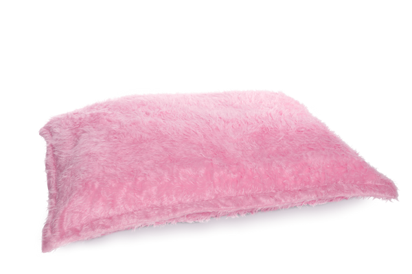 Flokati Sitzsack Bezug in Pink