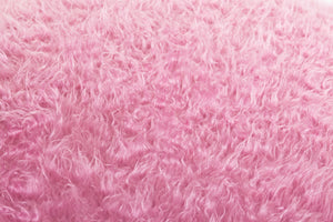 Flokati Sitzsack Bezug in Pink