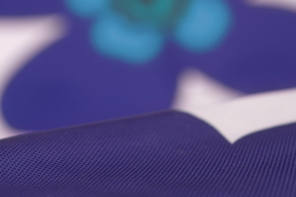 Floralia Sitzsack Bezug in Blau & Purpur