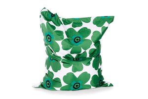 Floralia Sitzsack Bezug in Braun & Orange