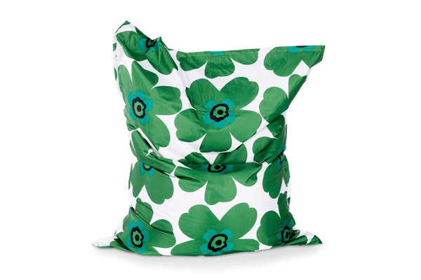 Floralia Sitzsack Bezug in Braun & Orange