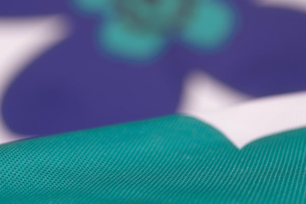 Floralia Sitzsack Bezug in Blau