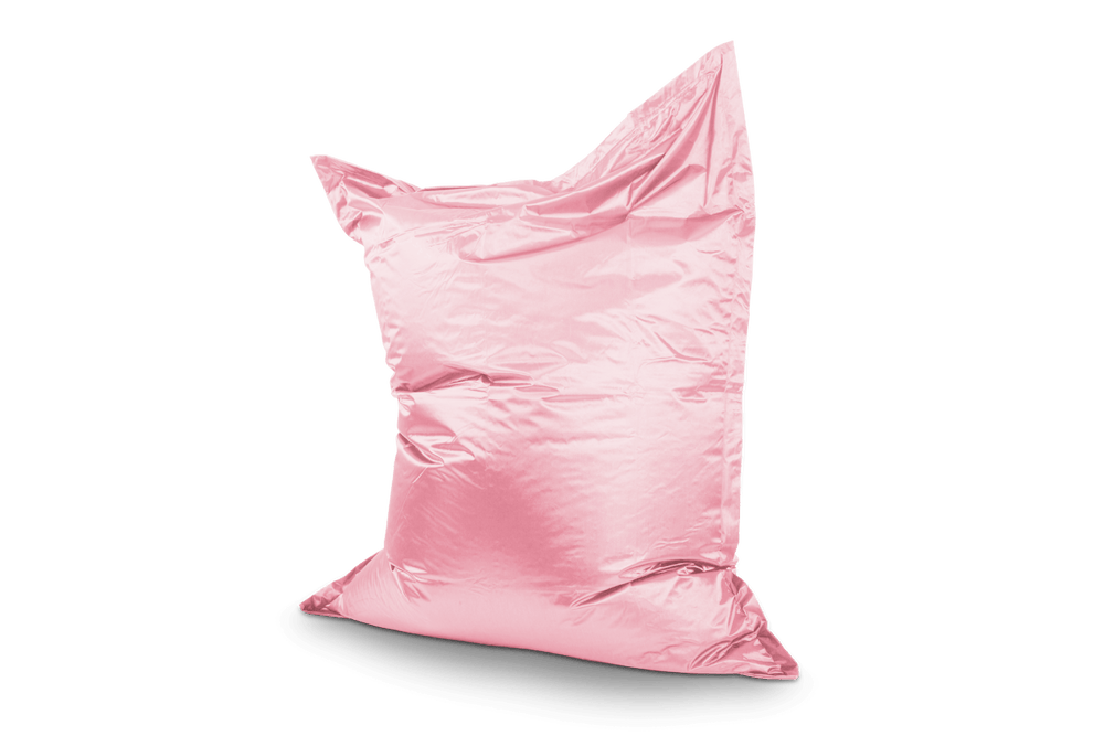 Sitzsack Bezug Metallic in Rosé