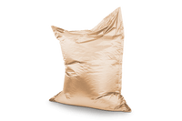 Sitzsack Metallic in Weißgold