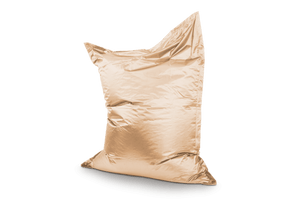 Sitzsack Metallic in Weißgold